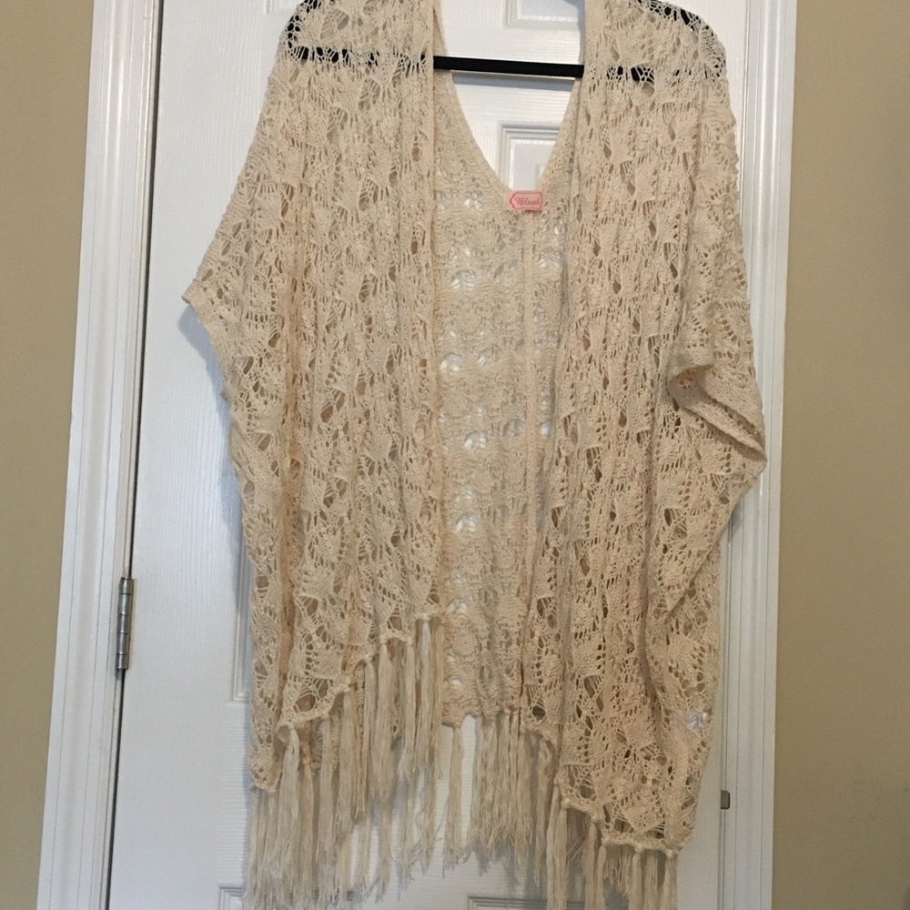 Cardigan Crochet with Tassels